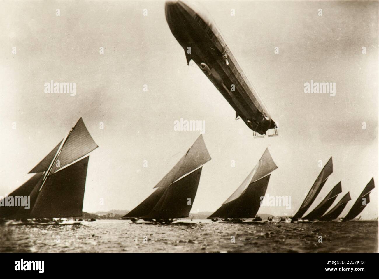 Viktoria Luise 1912 (survolant la régate de Kieler) Banque D'Images