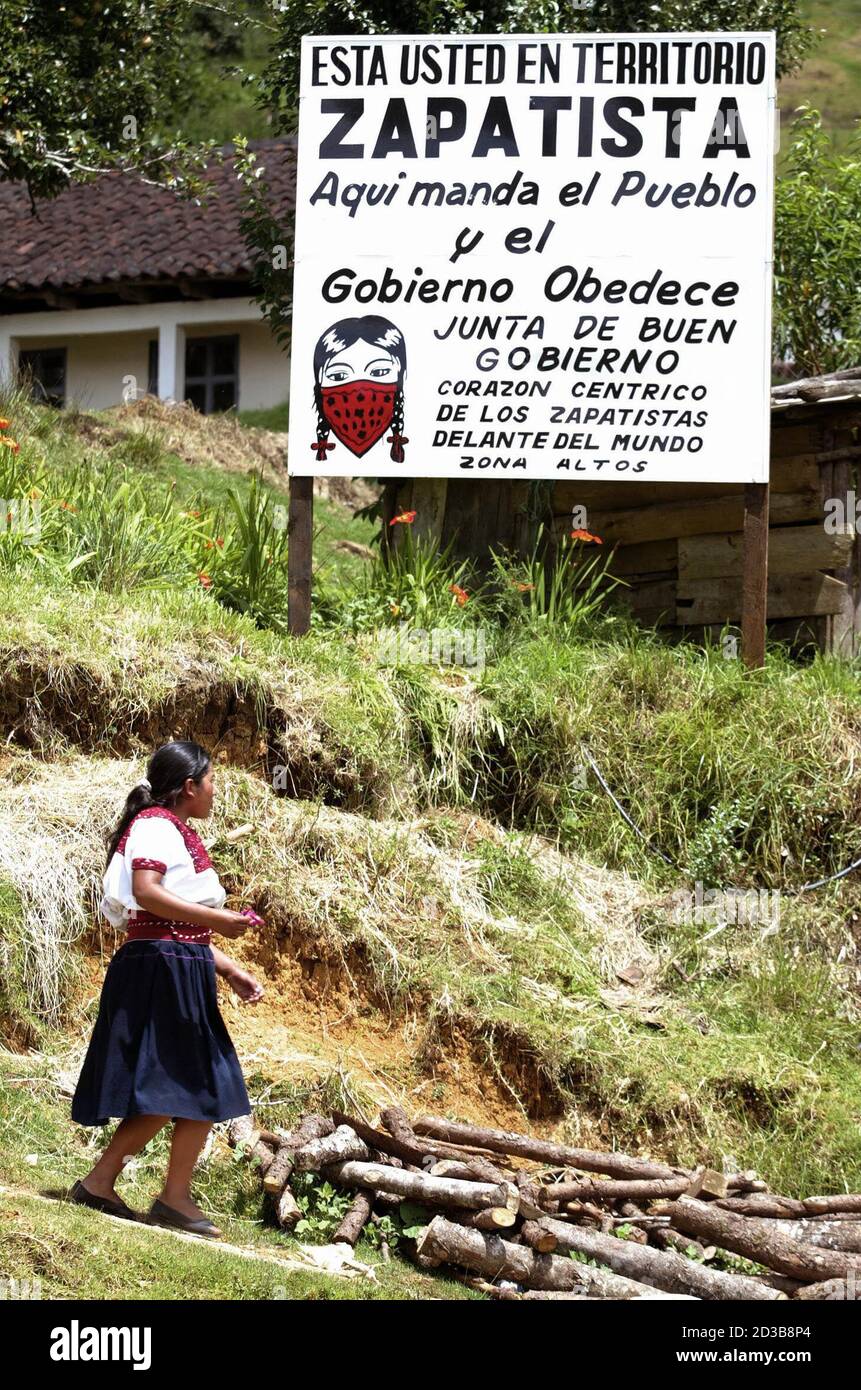 Zapatista territory Banque de photographies et d'images à haute résolution  - Alamy