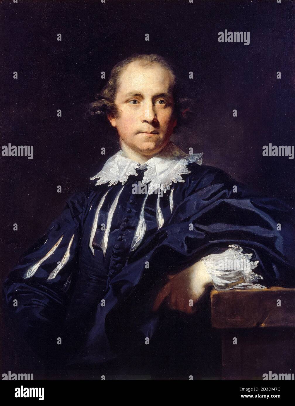 John Julius Angerstein (1735-1823), collectionneur d'art, portrait peint par Sir Joshua Reynolds, 1765 Banque D'Images