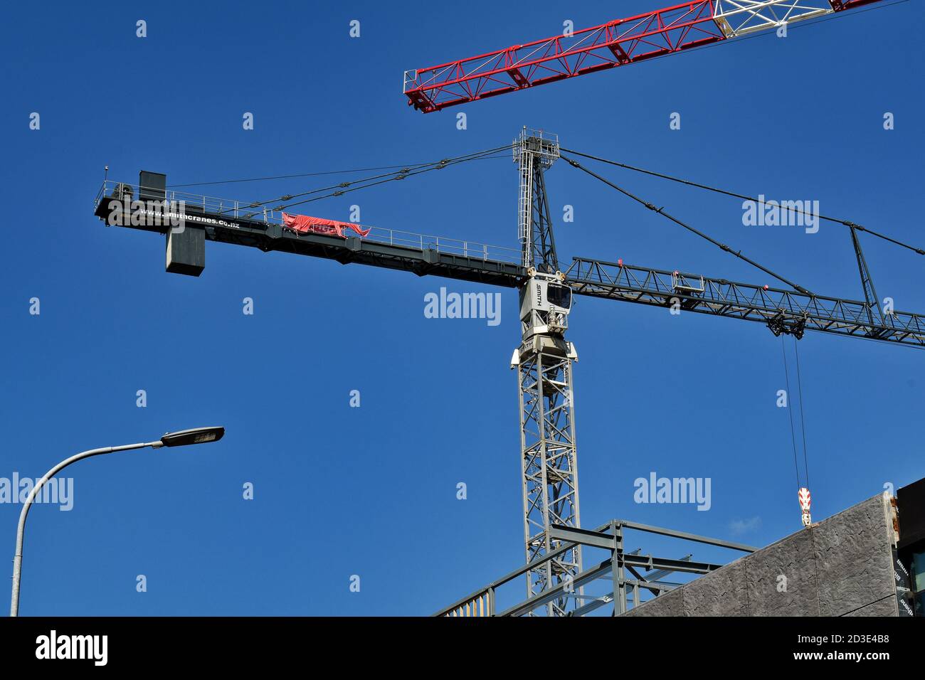 AUCKLAND, NOUVELLE-ZÉLANDE - 04 avril 2019: Auckland / Nouvelle-Zélande - 4 2019 avril: Chantier de construction du centre commercial Westfield Newmarket avec la tour Smith Banque D'Images