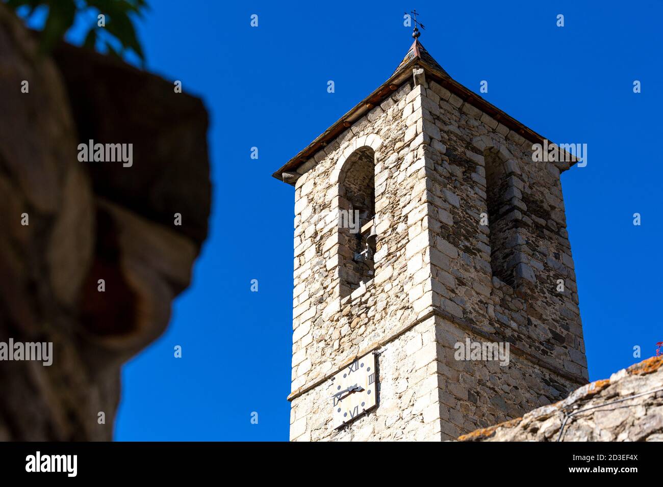 Meranges, Cerdanya. Banque D'Images