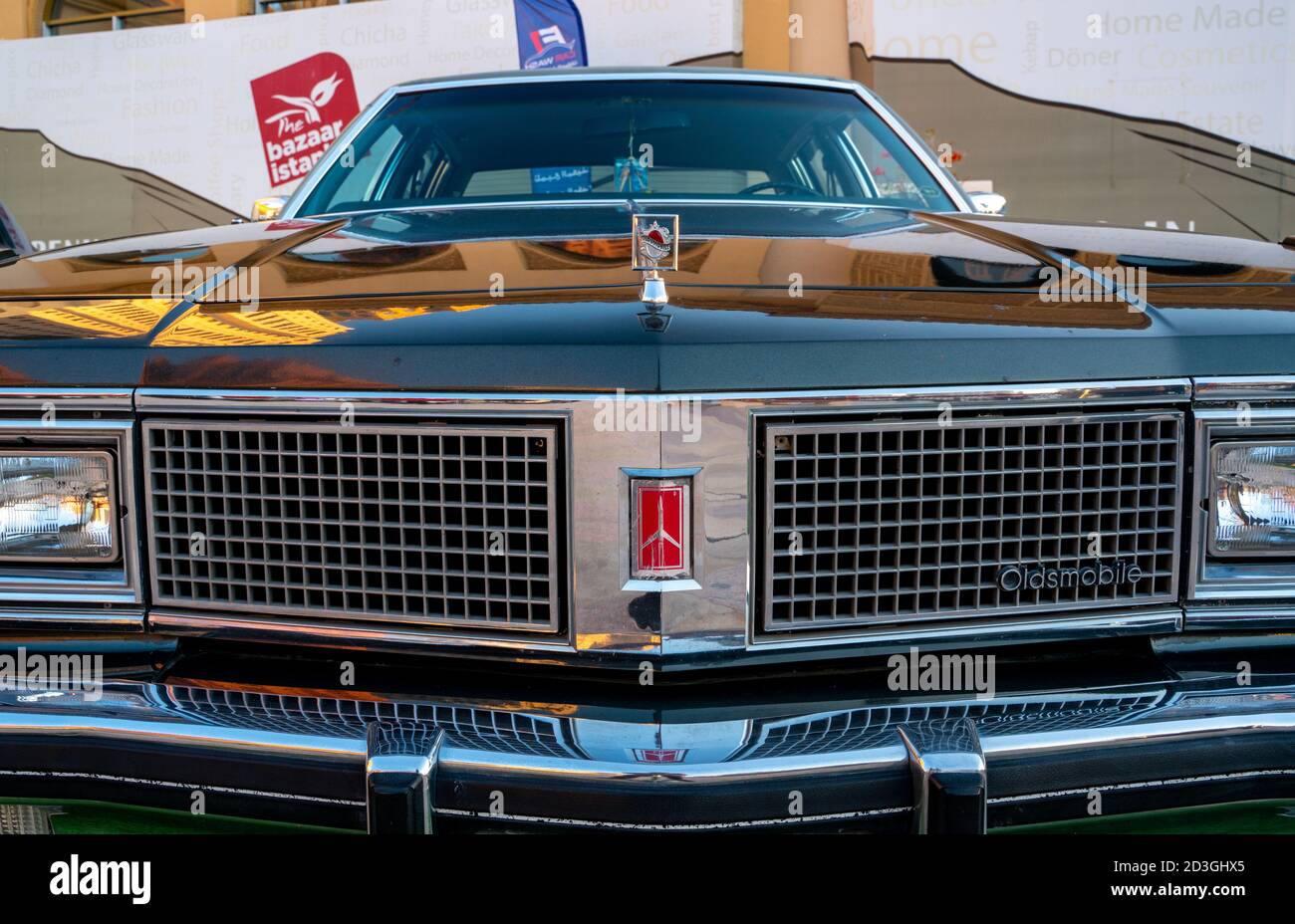 Doha, Qatar : 4 mars 2020 : voiture classique oldsmobile 1983 Banque D'Images