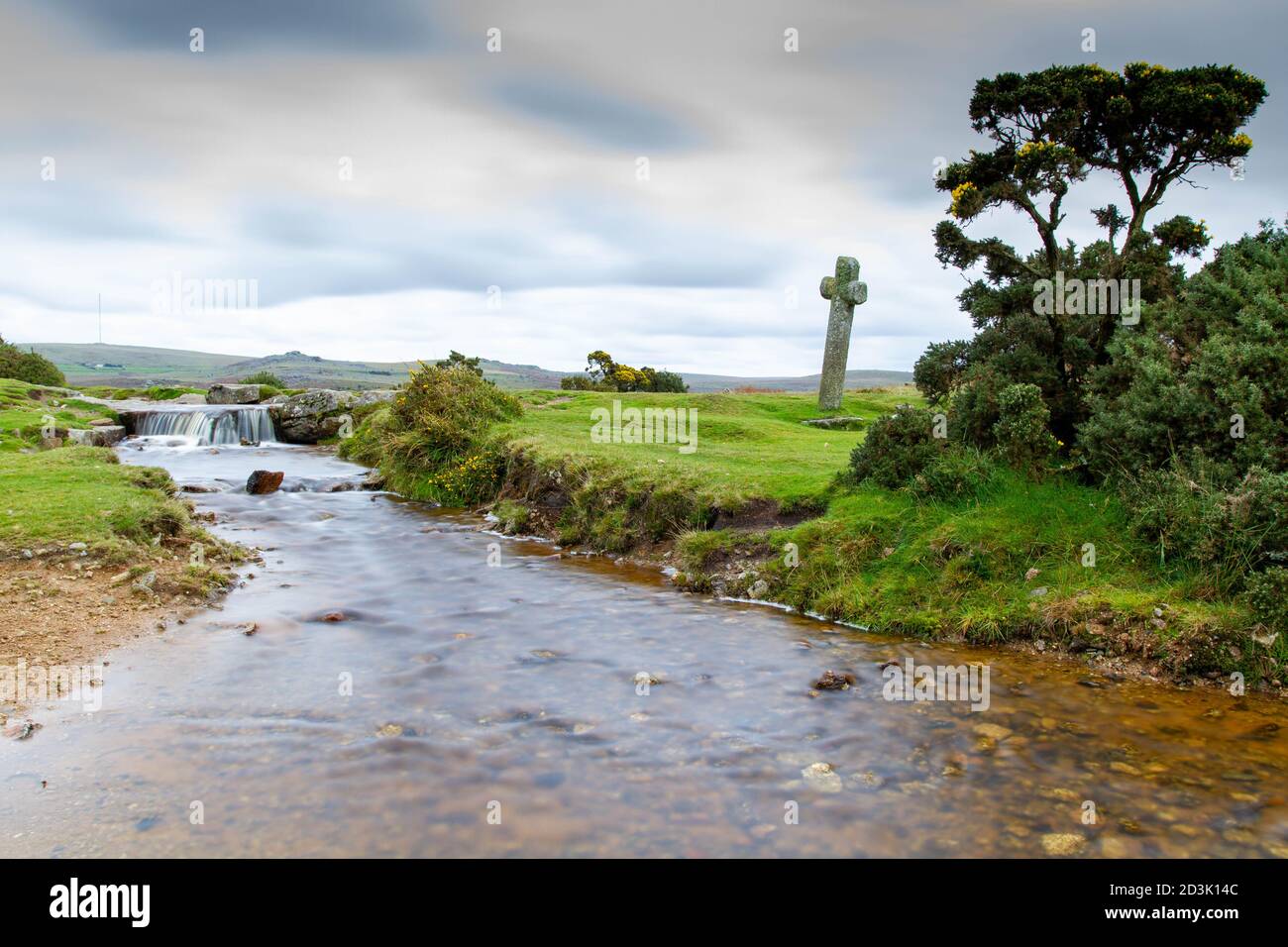 Le Dartmoor en automne Banque D'Images