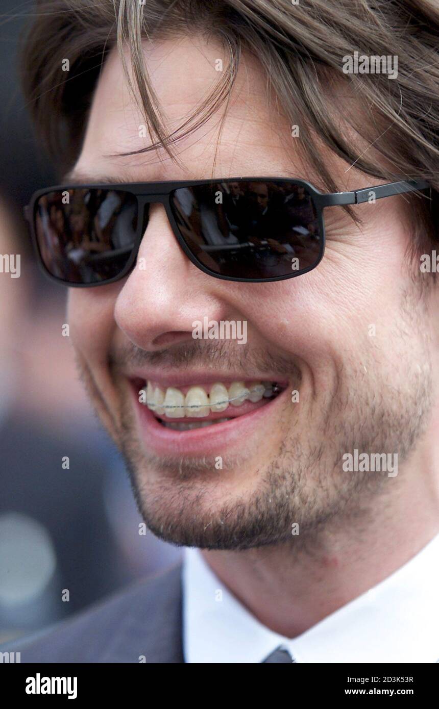 U.S. actor Tom Cruise smiles as he arrives for the film ...