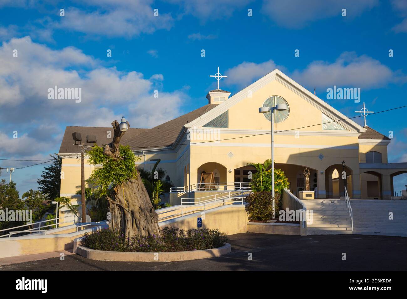 Caraïbes, Bahamas, Providence Island, Nassau, Cathédrale St Francis Xavier Banque D'Images