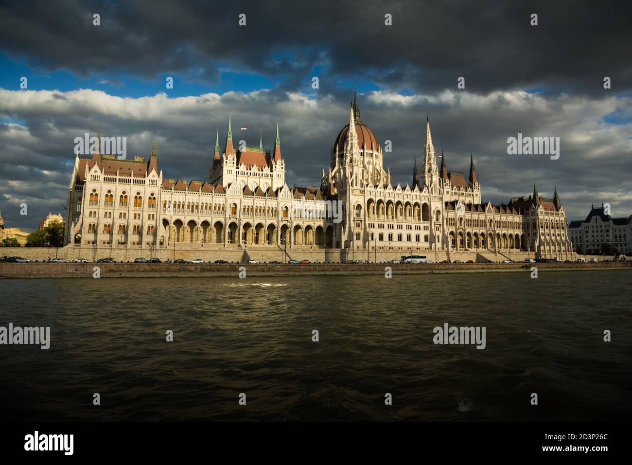 Bâtiment du Parlement hongrois à Budapest, Hongrie Banque D'Images