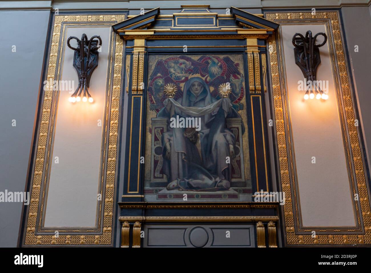 McKim Building, Copley Square, , Boston public Library, Boston, Massachusetts, États-Unis Banque D'Images