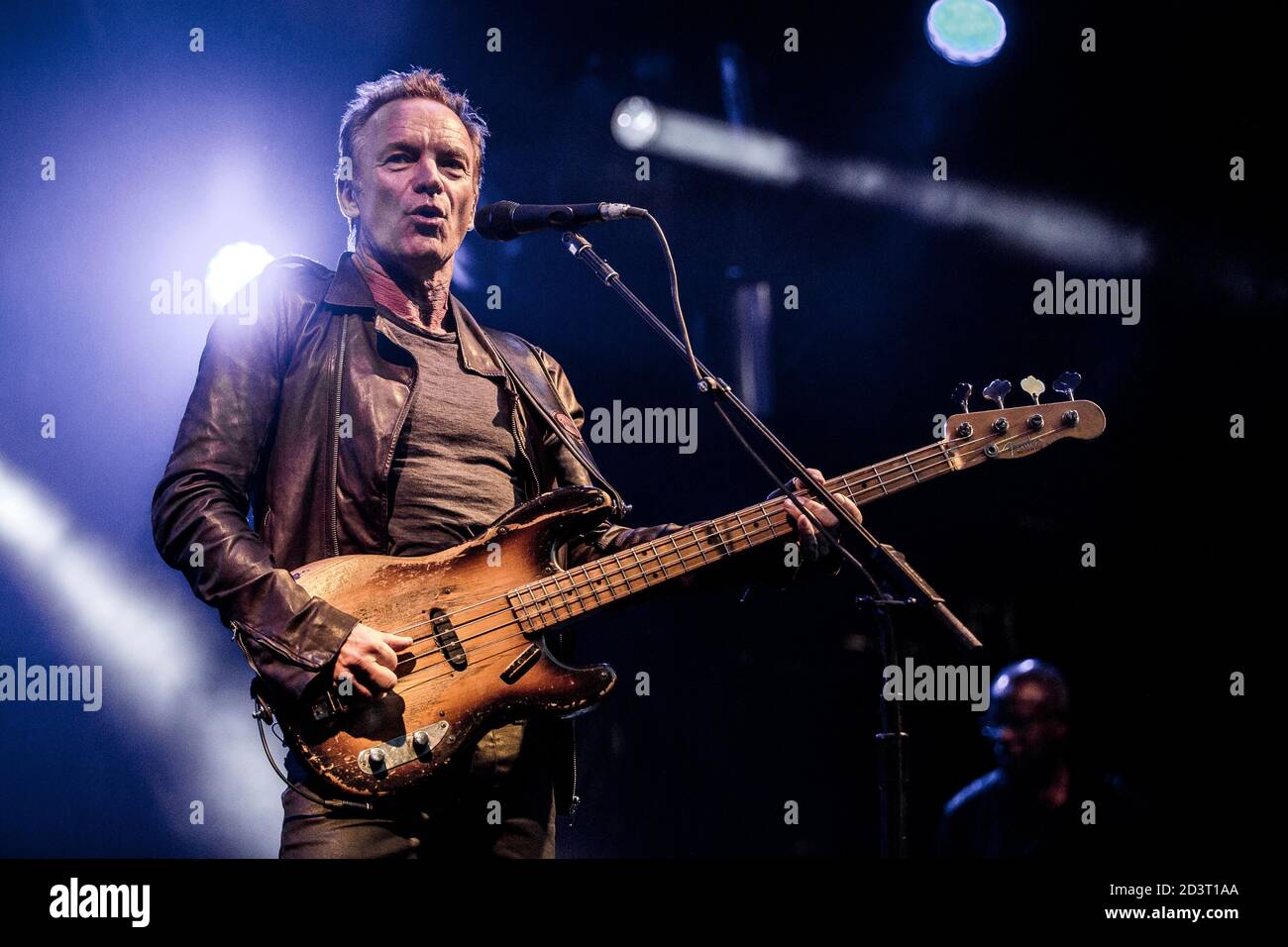 Skanderborg, Danemark. 05e, août 2016. Le musicien, chanteur et compositeur anglais Sting interprète un concert en direct pendant le festival de musique danois SmukFest 2016 à Skanderborg. (Crédit photo: Gonzales photo - Lasse Lagoni). Banque D'Images