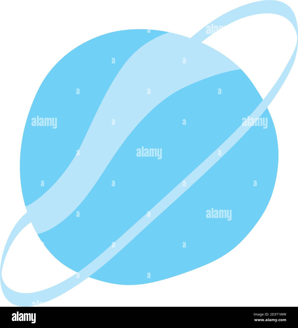 illustration vectorielle de style « planète » de saturn Illustration de Vecteur