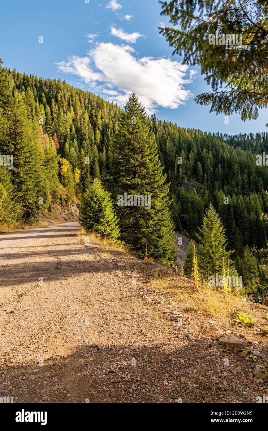 Moon Pass. Wallace, Idaho Banque D'Images