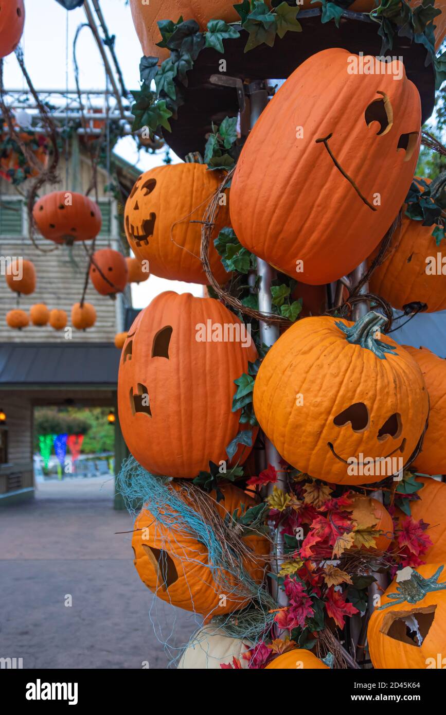Festival de la citrouille au Stone Mountain Park à Atlanta, Géorgie. (ÉTATS-UNIS) Banque D'Images
