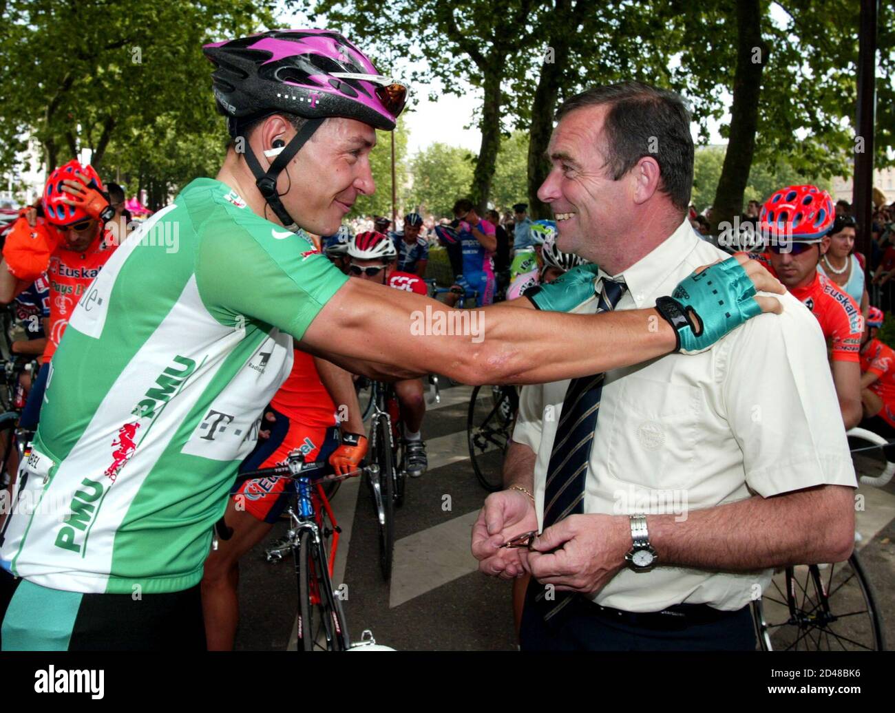 Maillot Cycliste Vert Contre La Montre Tour De France Années 90 – PMU/GAN – Taille XL