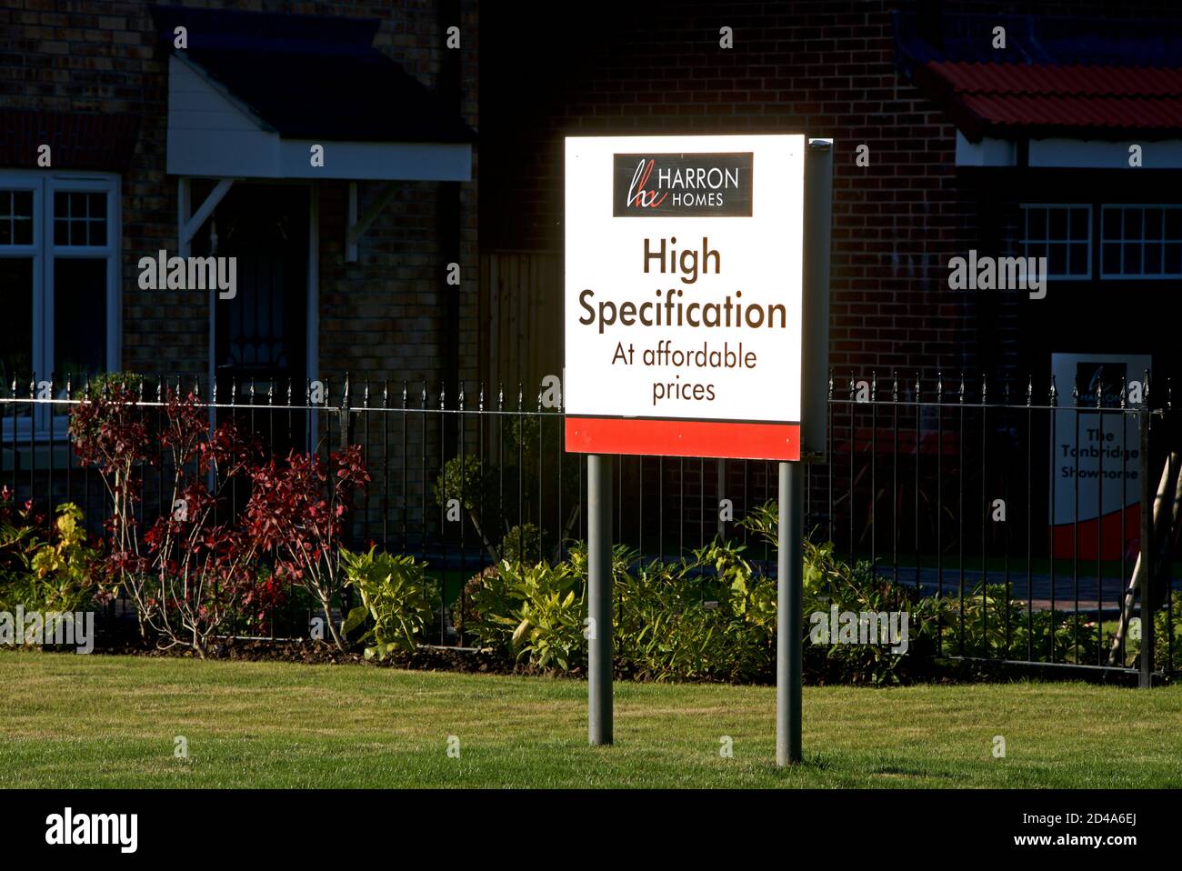 York Vale Gardens, un nouveau domaine de logement de Harron, à la périphérie de Howden, dans le Yorkshire de l'est, en Angleterre Banque D'Images