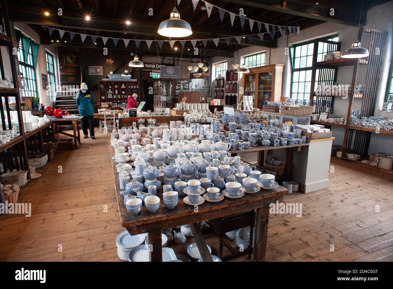 Poterie de Middleport, Stoke on Trent, Angleterre. Une poterie victorienne restaurée et entièrement opérationnelle. Banque D'Images