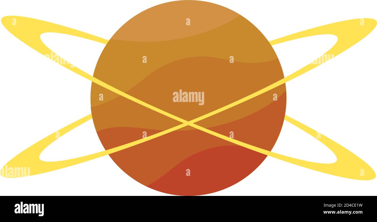 planète spatiale avec motif vectoriel d'icônes orbites Illustration de Vecteur