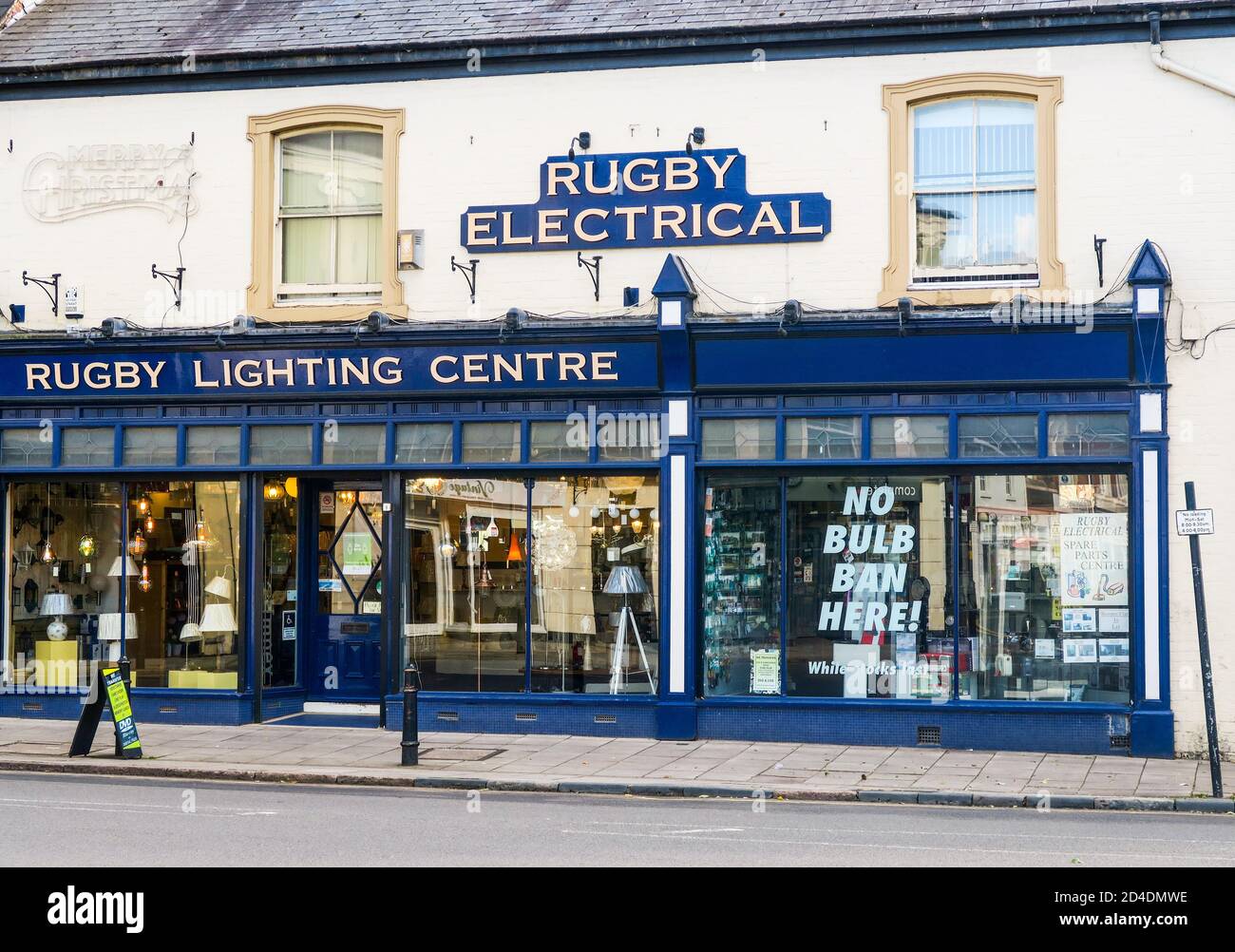 Centre d'éclairage Rugby. Banque D'Images