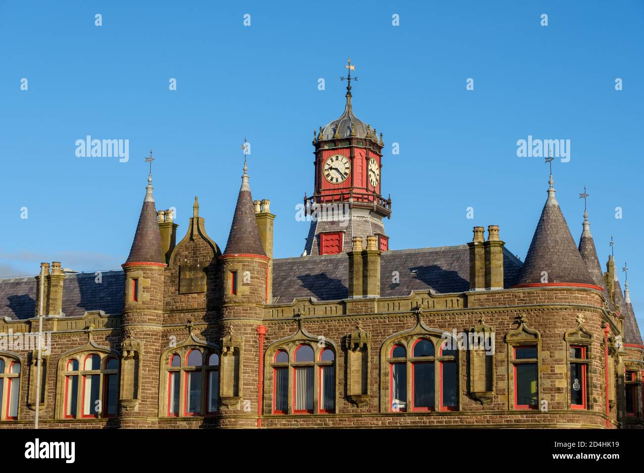 Stornoway Town Hall. Banque D'Images