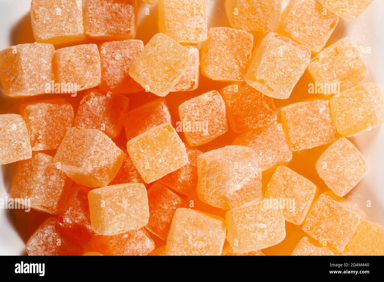 Sucreries à cubes de fraises, sucreries à l'ancienne Banque D'Images