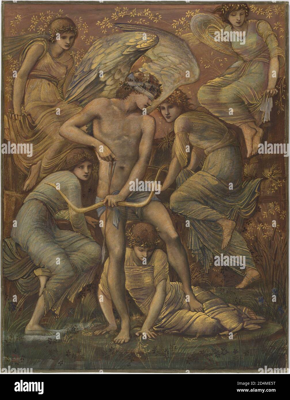 Champs de chasse de Cupid-s - Date : 1885; Sir Edward Burne-Jones; anglais; 1833-1898 Banque D'Images