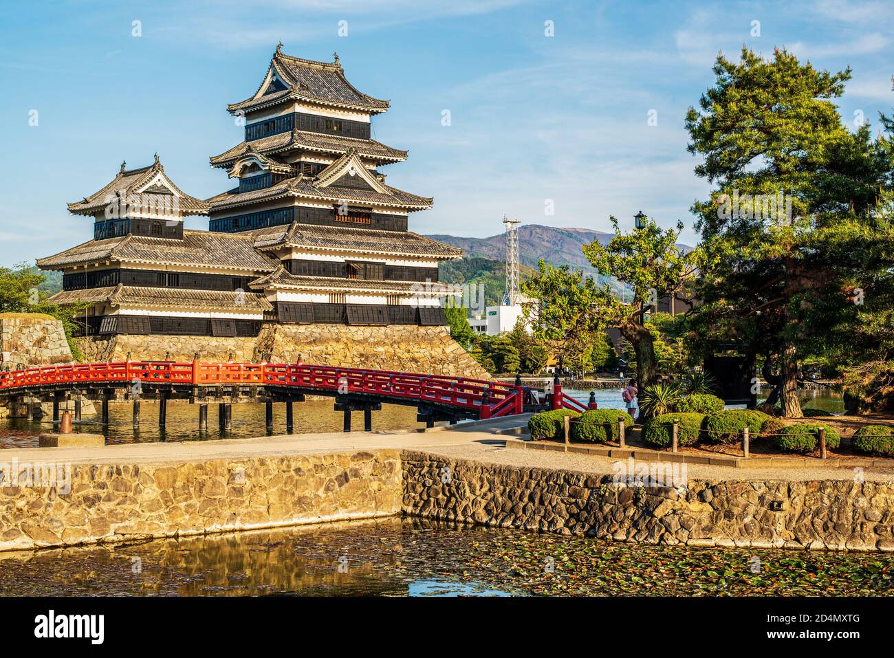 Château de Matsumoto dans la ville de Matsumoto, préfecture de Nagano, Japon Banque D'Images