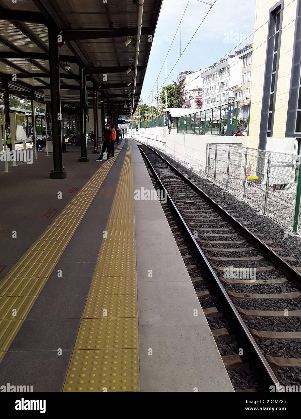 Kucukyali Istanbul-septembre 2020 : gare de Marmaray côté Anatolien, Gebze - train Halkali. TURQUIE Banque D'Images