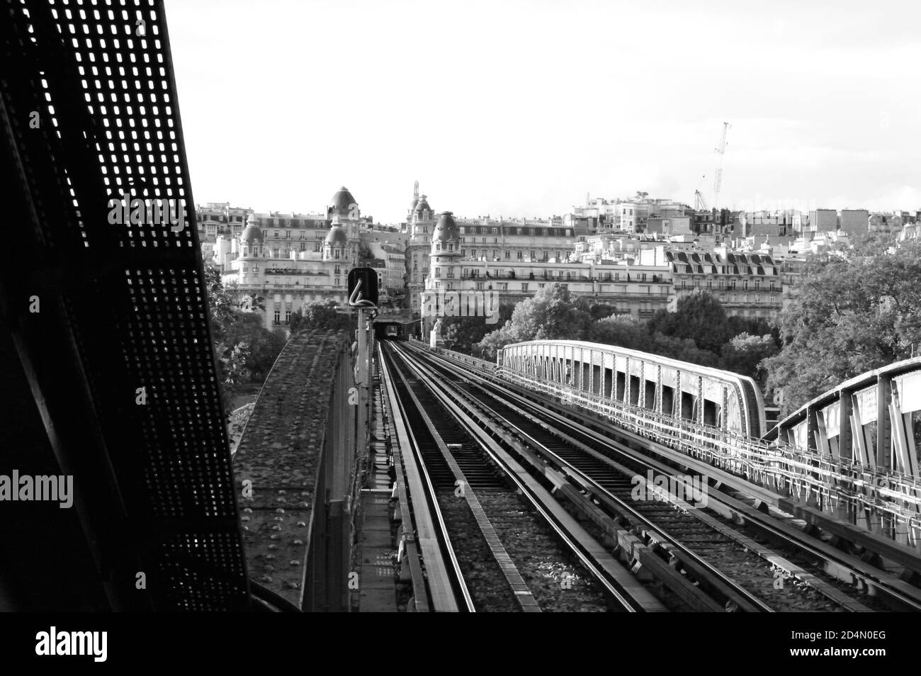 En attendant le métro Banque D'Images