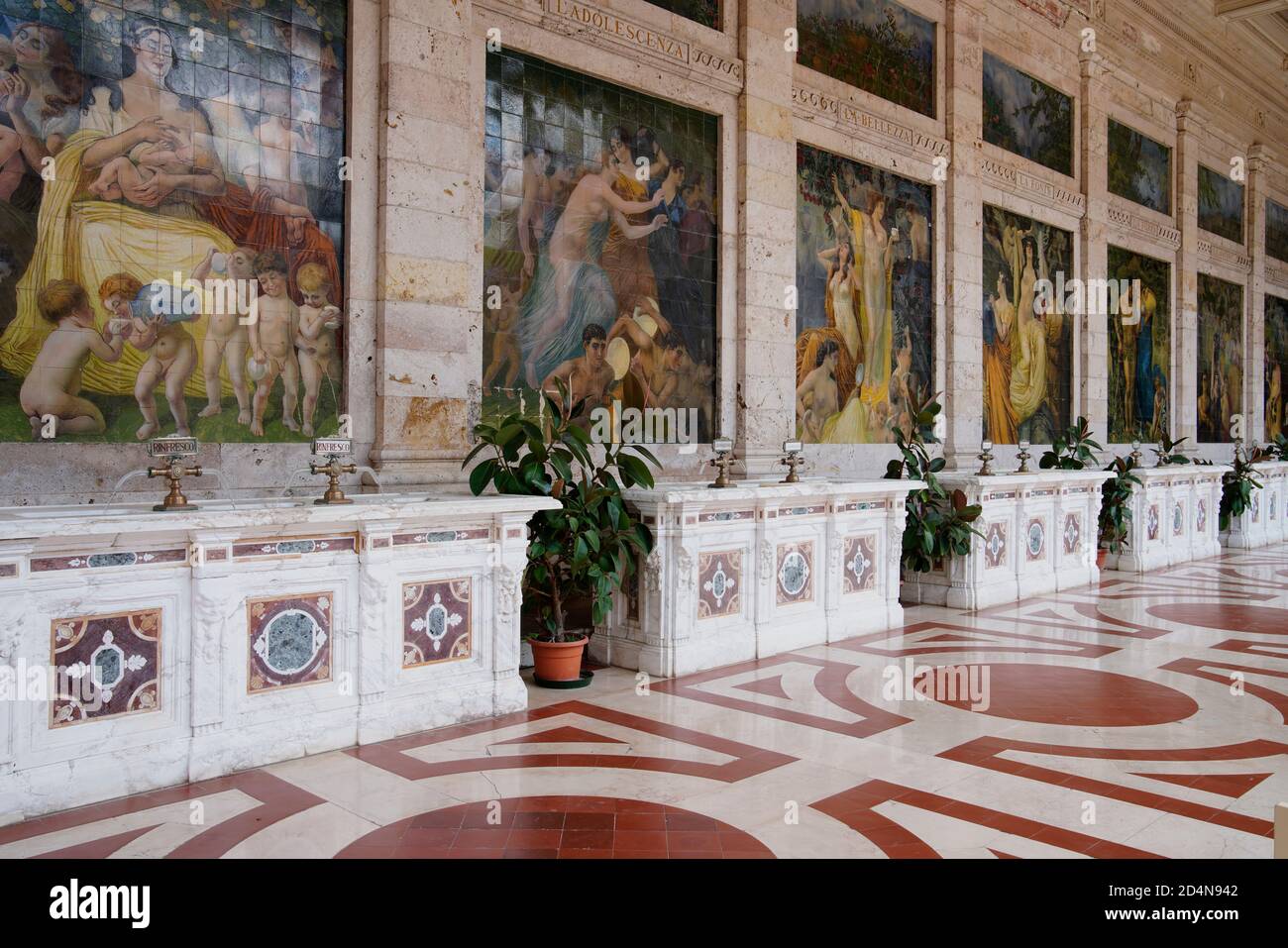 galleria della mescita,terme Tettuccio,Montecatini terme,Toskana,Italien,Europa Banque D'Images