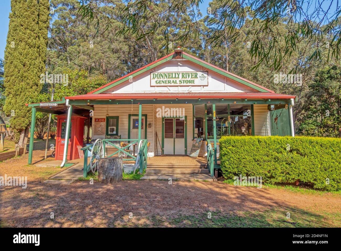Le magasin général de Donnelly River, dans le sud-ouest de l'Australie. Banque D'Images