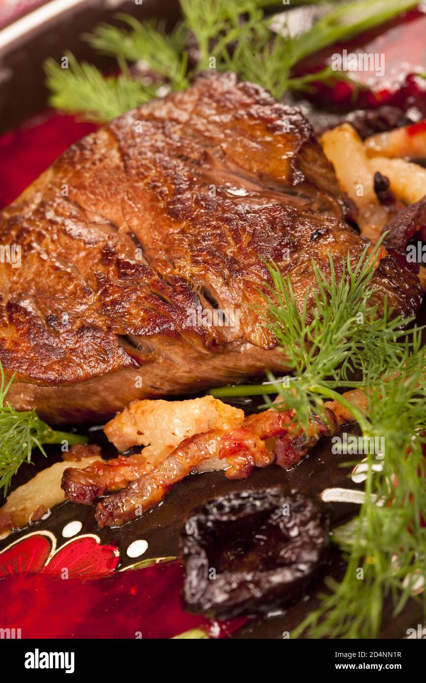 La viande steak grillé Banque D'Images