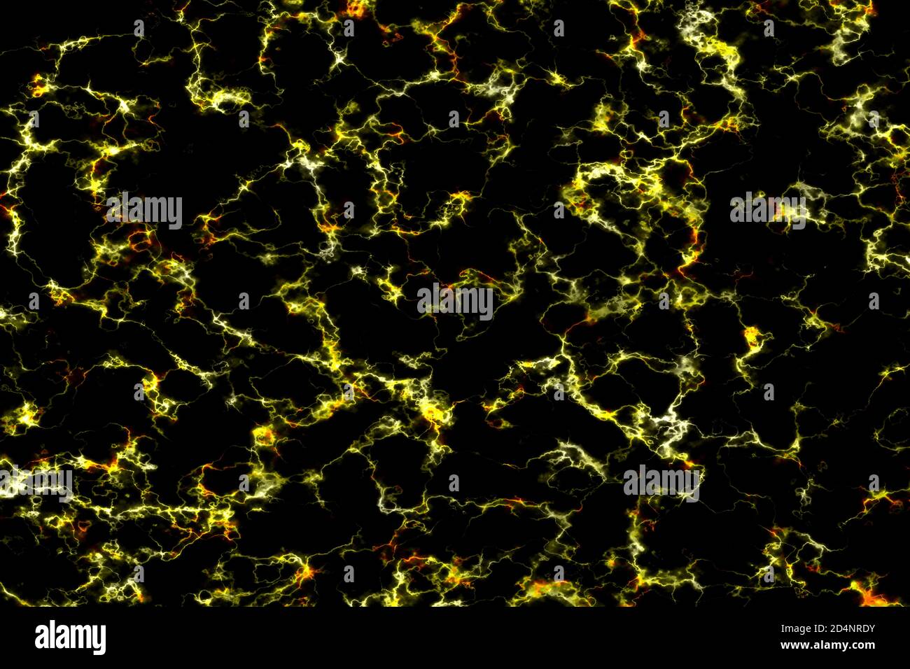 texture de la ligne minérale lumineuse bolt topaz sur le luxe en marbre noir arrière-plan intérieur Banque D'Images