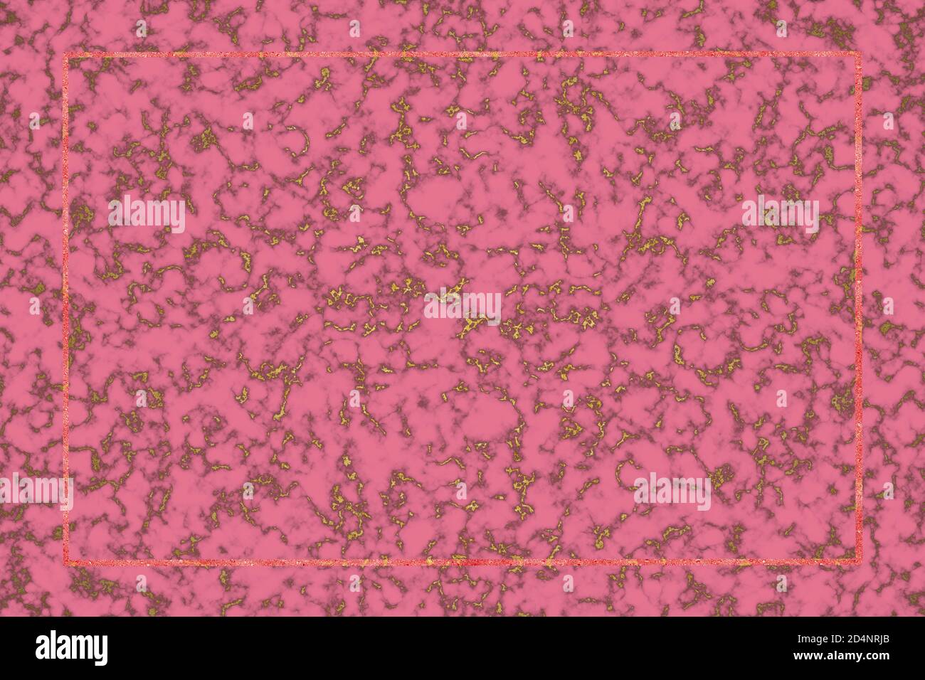 intérieur de luxe en marbre or foncé et lumière de lait rose Banque D'Images