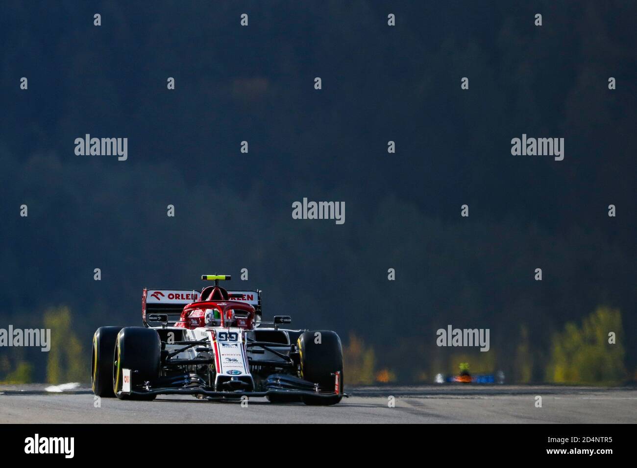 Nurburg, Allemagne. 10 octobre 2020. Nurburgring, 10 octobre 2020, 99 GIOVINAZZI Antonio (ita), Alfa Romeo Racing ORLEN C39, action pendant la Formule 1 Aramco Grosser Preis Der Eifel 2020, Grand Prix Eifel, du 9 au 11 octobre 2020 sur le N.rburgring, à N.rburg, Allemagne - photo Antonin Vincent DPPI pendant la Formule 1 Aramco Grosser Preis Der Eifel 2020, Grand Prix Eifel - Championnat de Formule 1 - crédit: LM crédit: LPS/ZUMA Wire/Alay Live News Banque D'Images