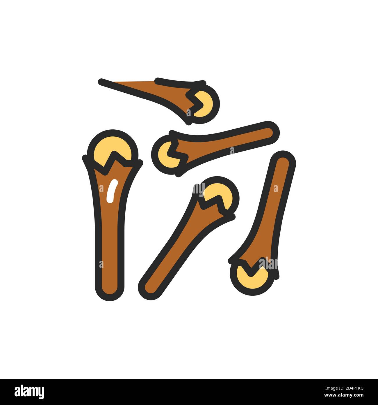 Graines de girofle Banque d'images vectorielles - Alamy