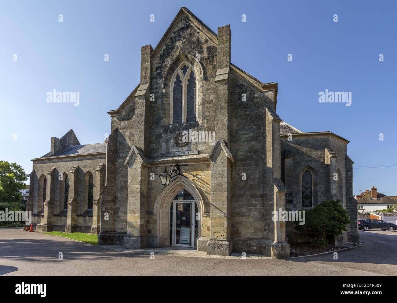 Toute l'église Saint, à Sidmouth, Devon, Royaume-Uni Banque D'Images