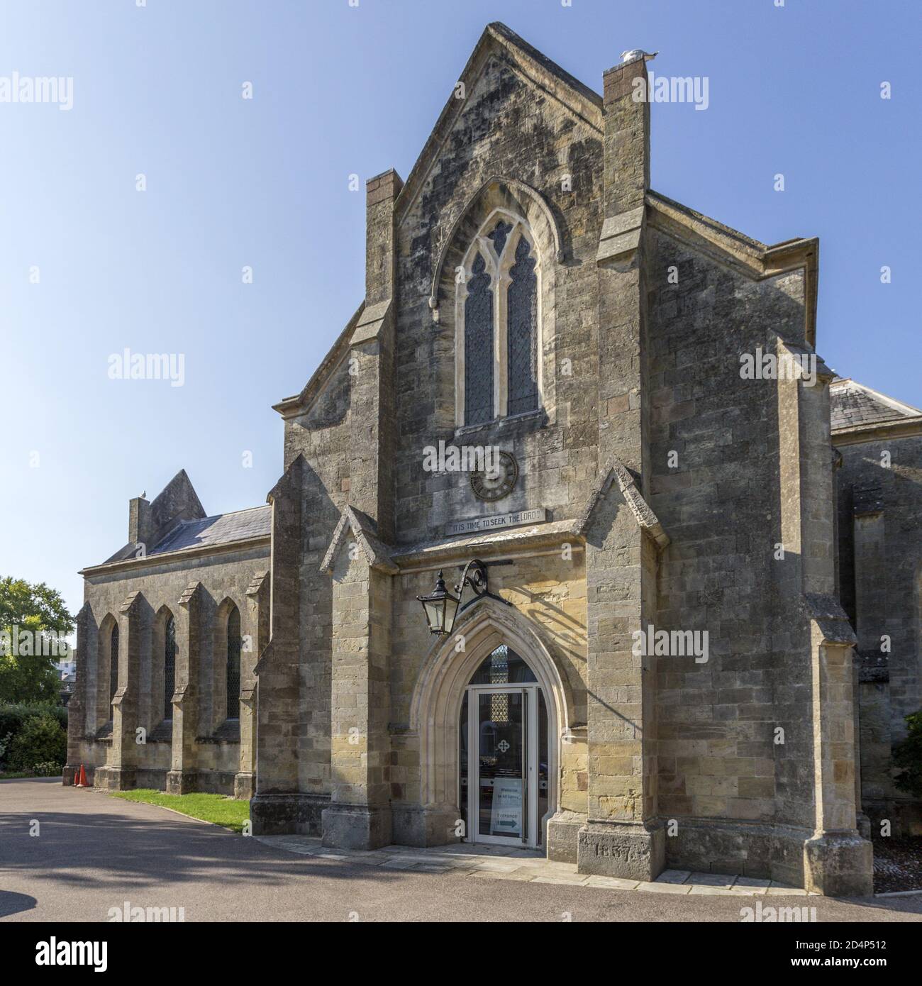Toute l'église Saint, à Sidmouth, Devon, Royaume-Uni Banque D'Images