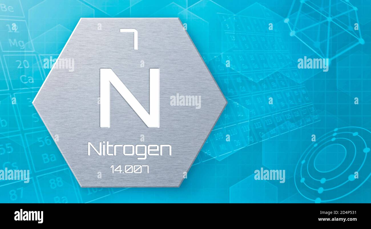 Nitrogen molecule gas Banque de photographies et d’images à haute ...