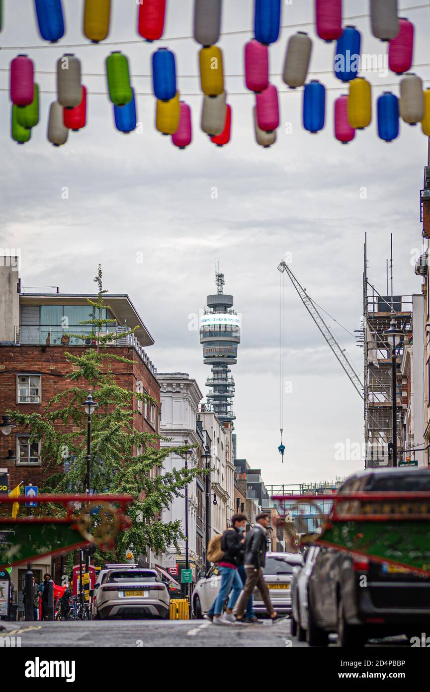 Vue de Chinatown à Londres Banque D'Images