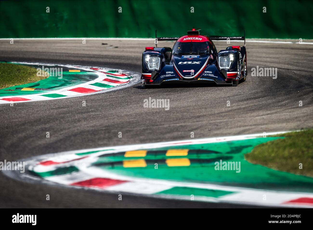 Monza, Italie. 10 octobre 2020. 22 Hanson Phil (gbr), Albuquerque Filipe (prt), United Autosport, Oreca 07 Gibson, action pendant les 2020 4 heures de Monza, 4ème tour de la série européenne le Mans 2020, du 9 au 11 octobre 2020 sur l'Autodromo Nazionale di Monza, Italie - photo Thomas Fenetre / DPPI crédit: LM/DPPI/Thomas Fenetre/Alamy Live News Banque D'Images