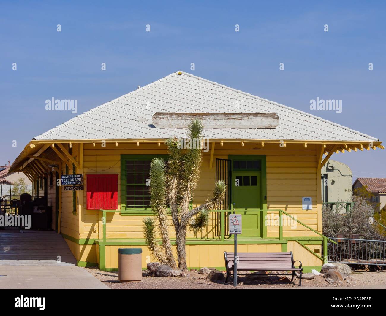 Las Vegas, 26 septembre 2020 - exposition de maisons historiques au musée du comté de Clark Banque D'Images