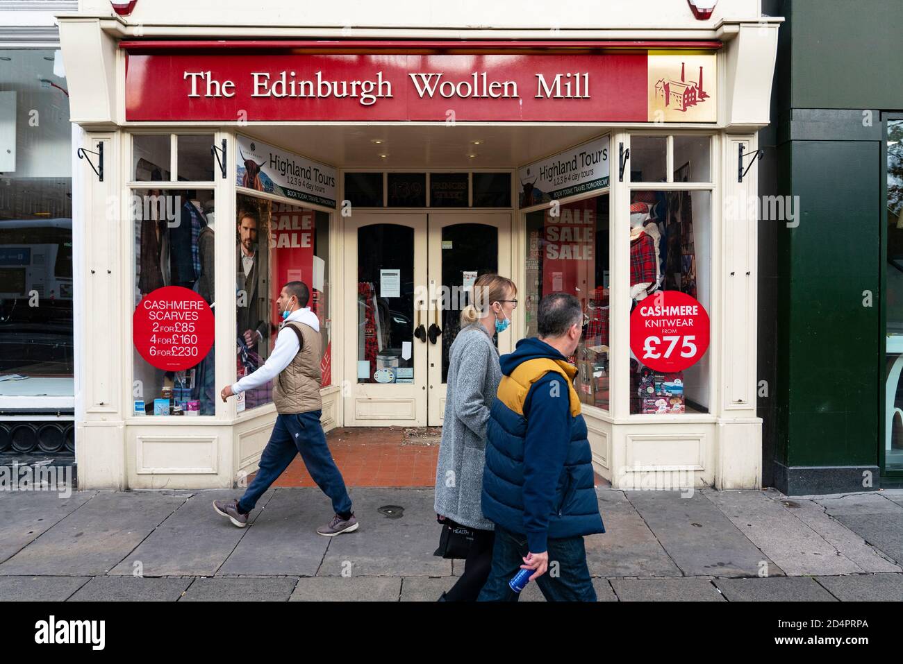 Édimbourg, Écosse, Royaume-Uni. 10 octobre 2020. Environ 21,500 emplois sont menacés dans l'entreprise qui comprend les magasins Edinburgh Woolen Mill. Les administrateurs sont nommés à la suite d'une baisse des ventes due en partie à la pandémie du coronavirus. Iain Masterton/Alay Live News Banque D'Images