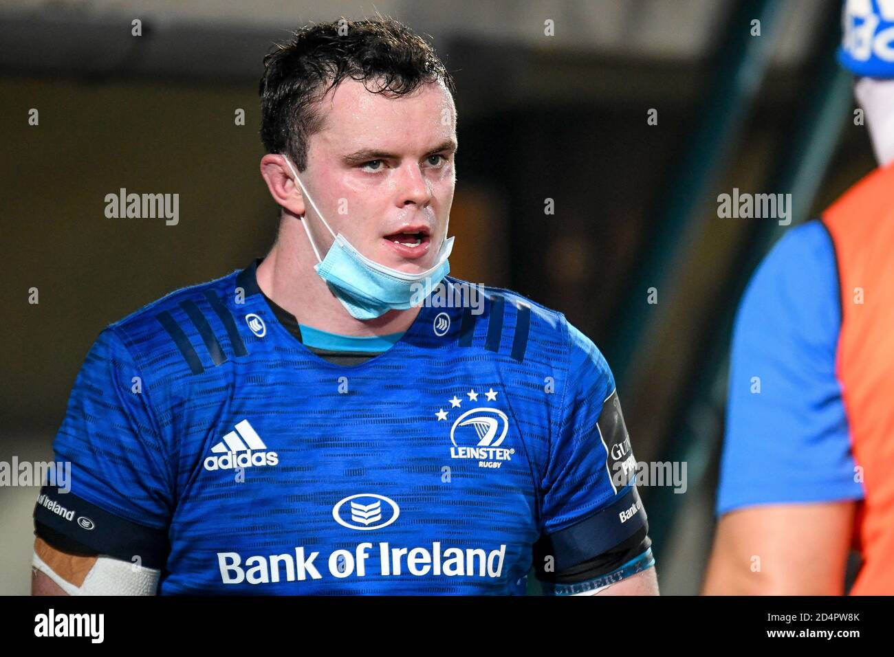 Monigo Stadium, Trévise, Italie, 10 octobre 2020, James Ryan (Leinster) a obtenu la carte jaune pendant Benetton Treviso vs Leinster Rugby, Rugby Guinness Pro 14 - Credit: LM/Ettore Griffoni/Alay Live News Banque D'Images