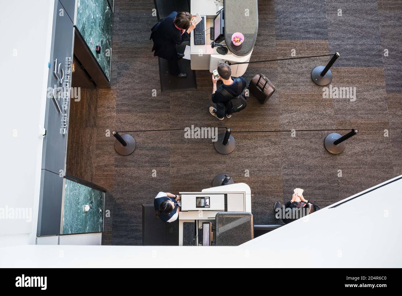 Port, aéroport Charles de Gaulle, Roissy France. Banque D'Images