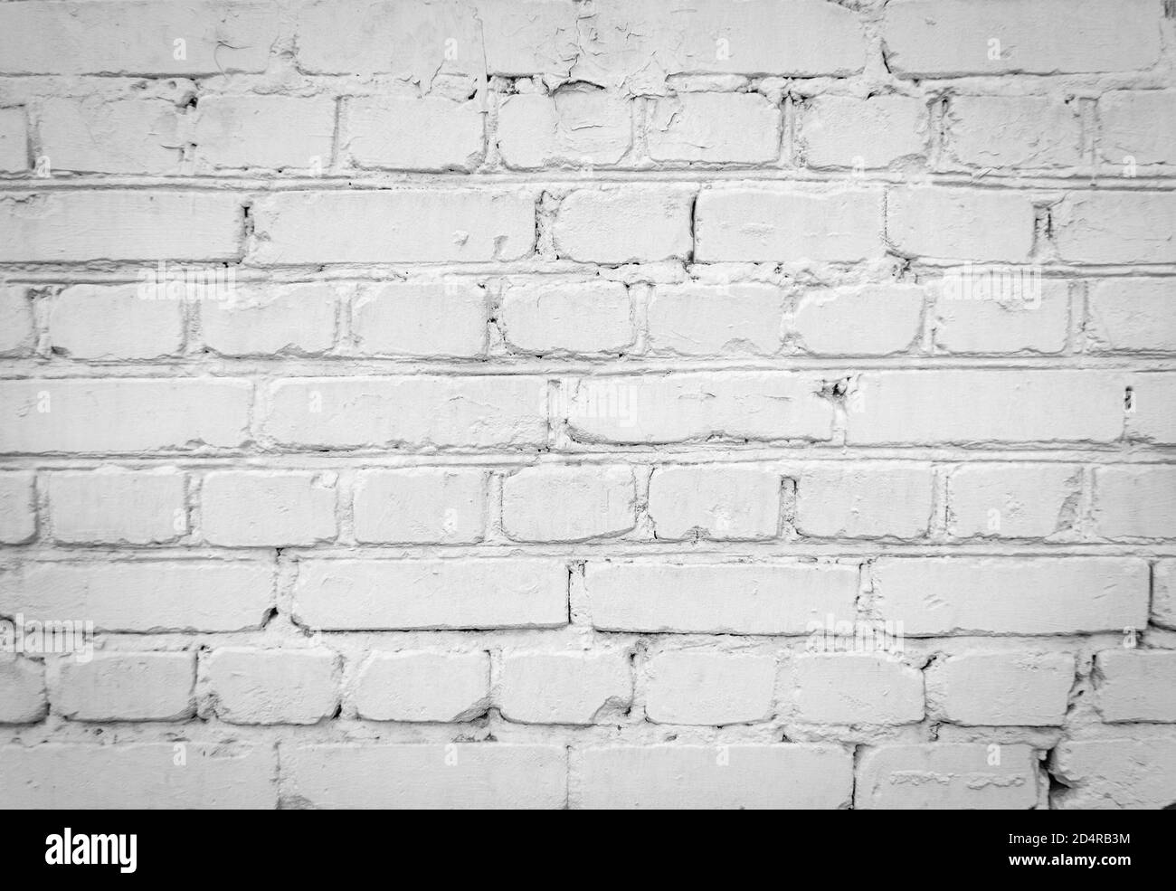White brick wall background Banque D'Images