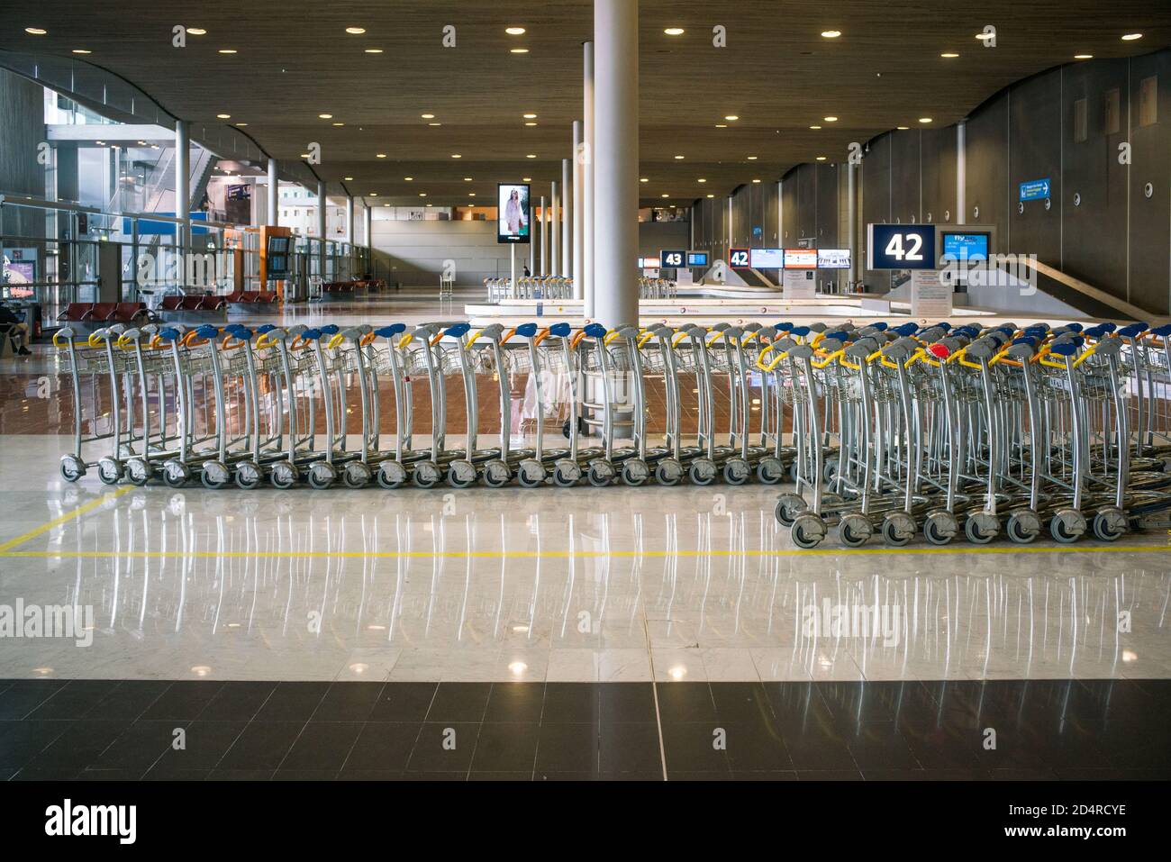 Aéroport Charles de Gaulle, Roissy France. Banque D'Images