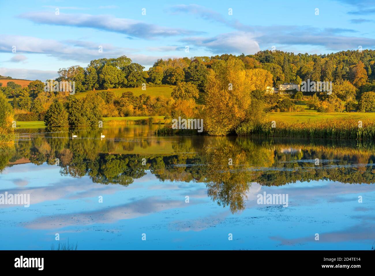 Caerleon, Newport Glent, pays de Galles du Sud en automne Banque D'Images