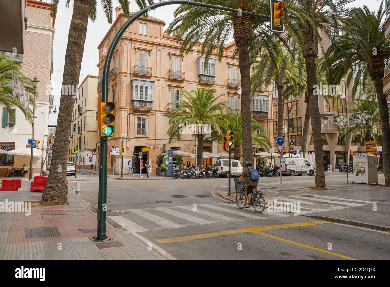Malaga Espagne, centre historique Alameda,, Malaga, Andalousie, Espagne, Europe Banque D'Images