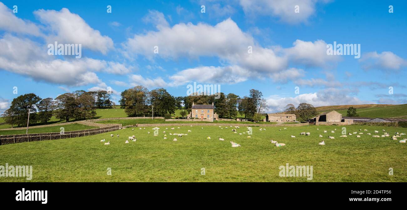 Little Newton , long Preston Banque D'Images