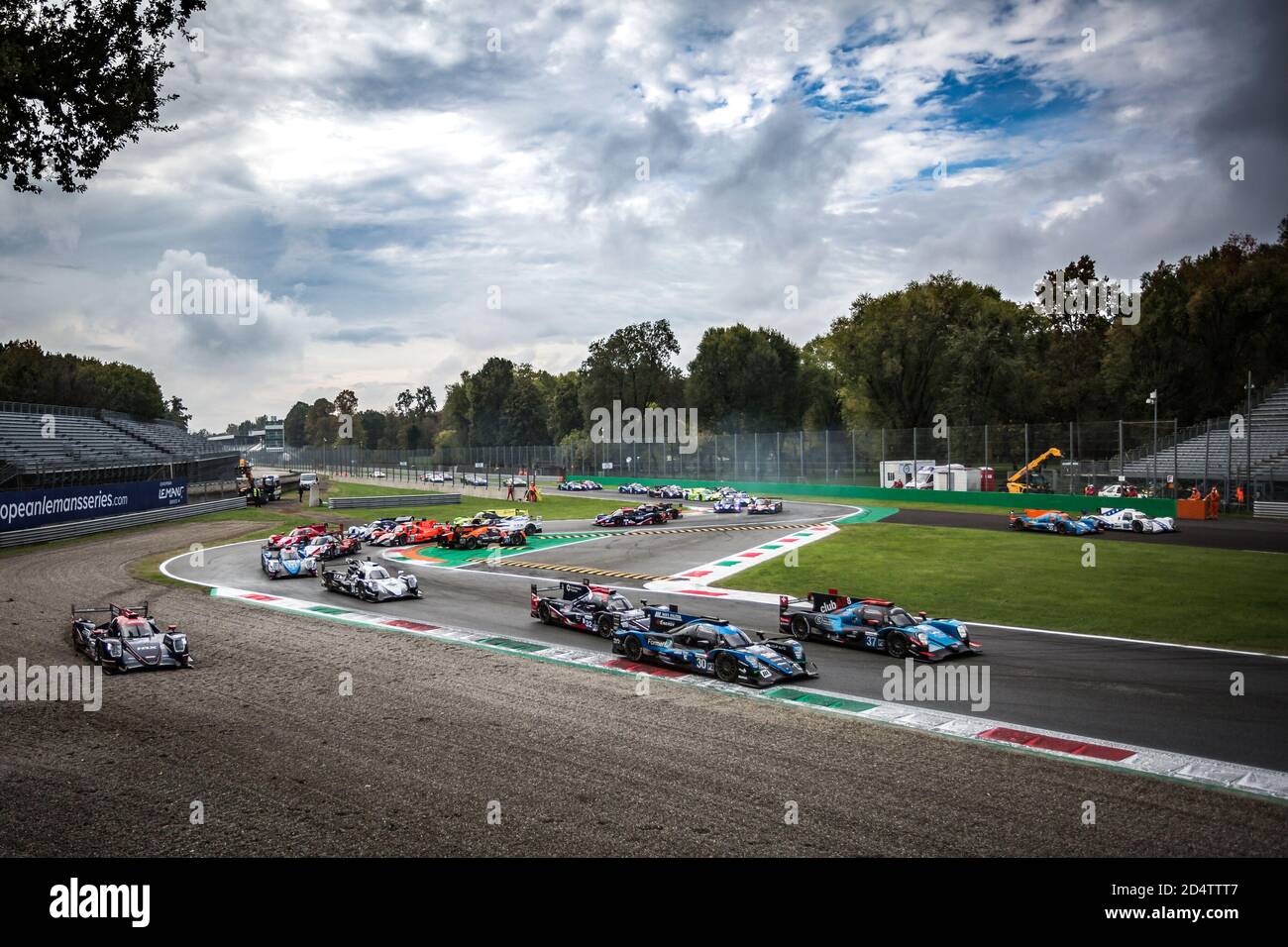 Monza, Italie. 11 octobre 2020. Début de la course pendant les 2020 4 heures de Monza, 4ème tour de la série européenne le Mans 2020, du 9 au 11 octobre 2020 sur l'Autodromo Nazionale di Monza, Italie - photo Thomas Fenetre / DPPI crédit: LM/DPPI/Thomas Fenetre/Alay Live News Banque D'Images