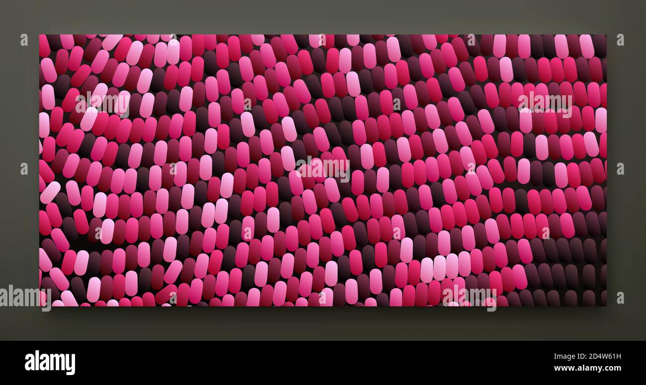 Arrière-plan abstrait avec des ovales de couleur. Illustration vectorielle. Illustration de Vecteur