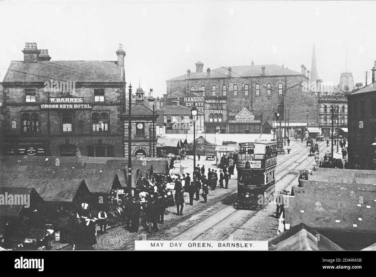 May Day Green - Barnsley Banque D'Images